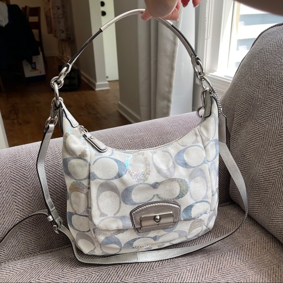 Coach Kristin Embossed Sequin Bag - Picture 2 of 10